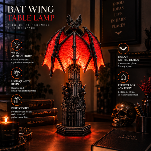 Bat Halloween Lamp By Daliver