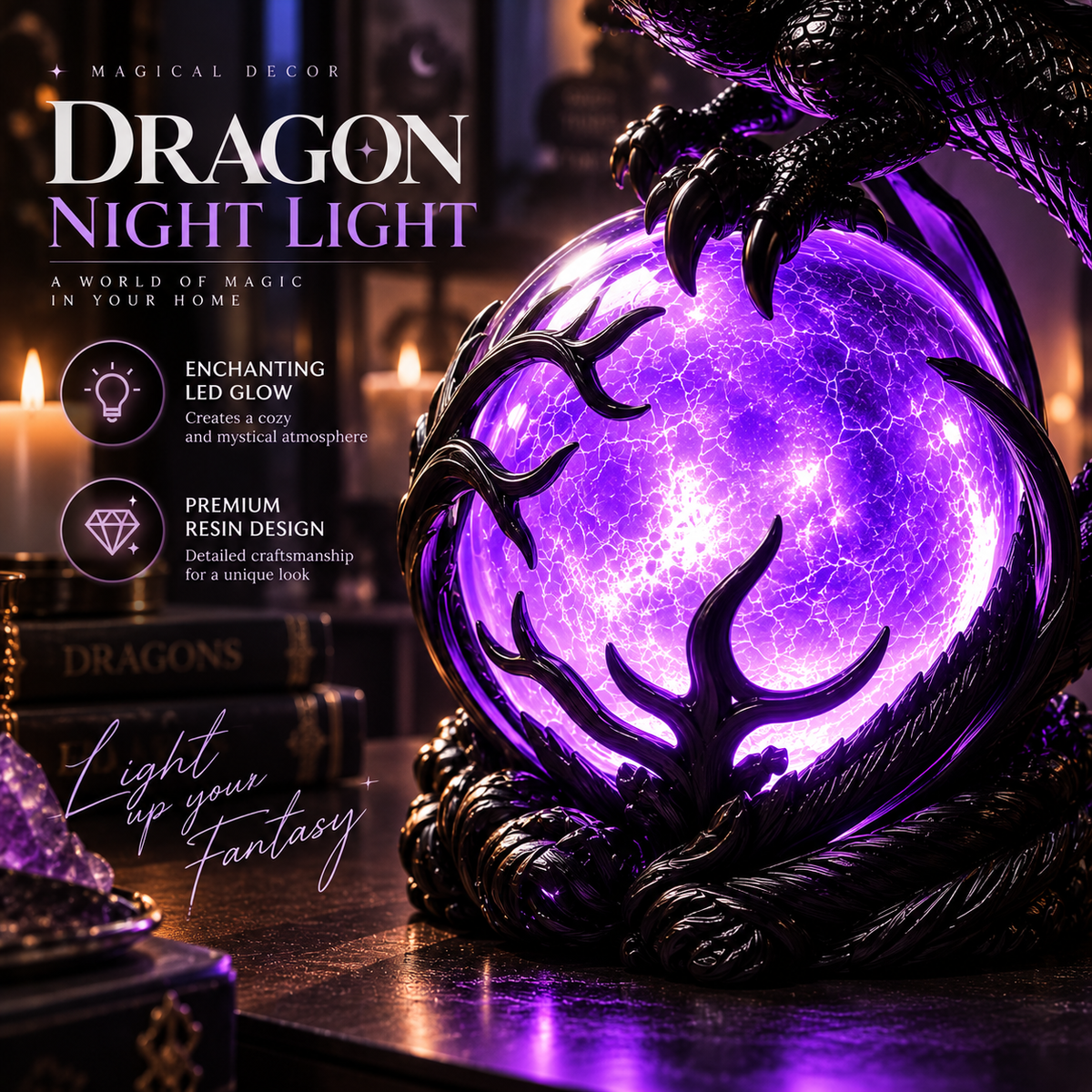 Dragon Night Lamp By Daliver